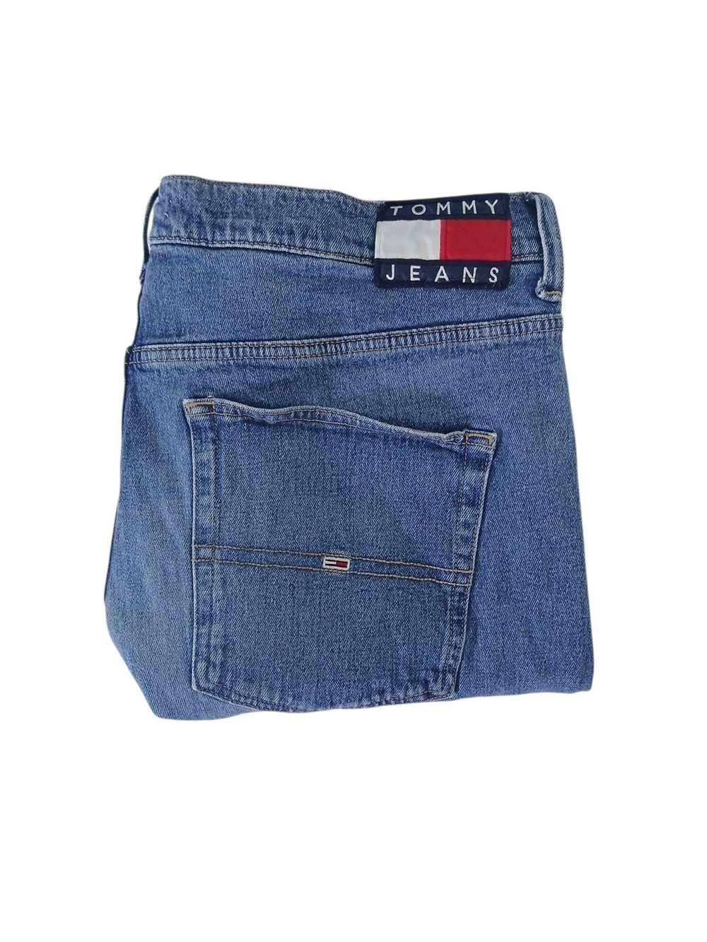 VTG Tommy Hilfiger BAX Loose Tapered‎ Jeans Mid Blue 38/32